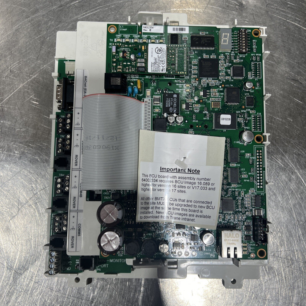 Trane 64002334 BMTX Tracer Summit BCU Controller Rev. E Nos Surplus