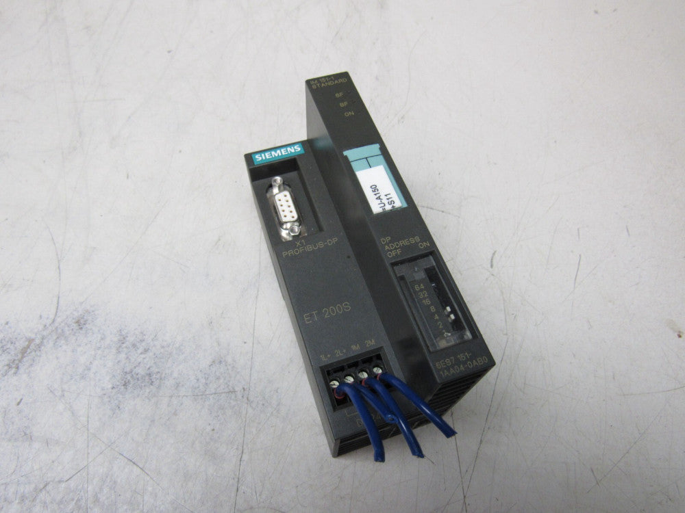 SIEMENS IM151-1 STANDARD 6ES7151-1AA04-0AB0 ET200S XLNT USED TAKEOUT !! M/O !!