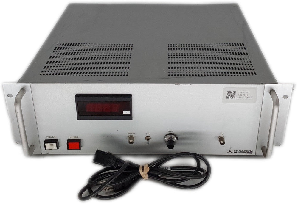 Matsusada HEPZ-0.1P7.5A-L High Voltage DC Power Supply Precision Lab