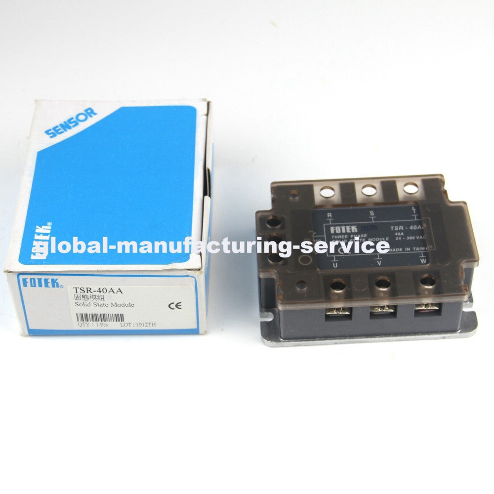 One Brand New Fotek TSR-40AA TSR40AA Solid State Module 40A