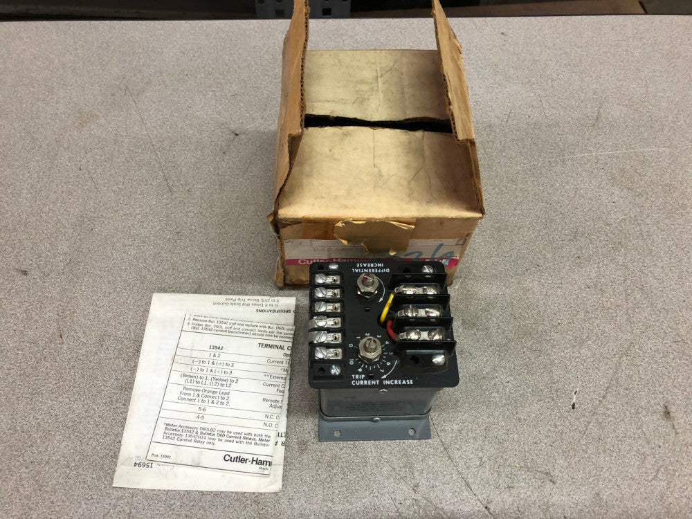 NEW IN BOX CUTLER-HAMMER TRIP CURRENT D60LAY1