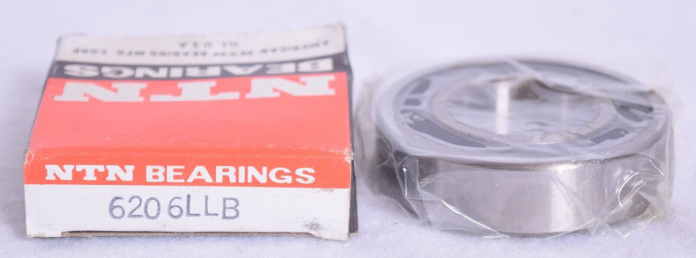 NTN Double Rubber Sealed Steel Ball Bearing  6206LLB 1L095