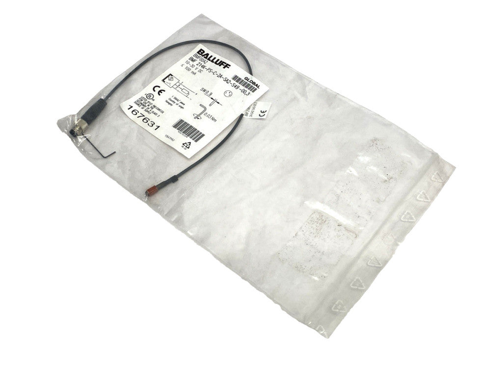 Balluff BMF 214K-PS-C-2A-SA2-S49-00,3 Magnetic Field Cylinder Sensor BMF00A2