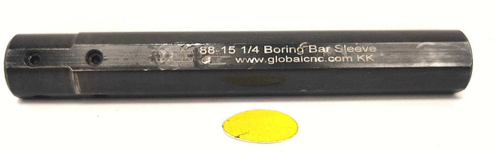 GLOBAL INC 1/4" BORING BAR SLEEVE 5" OAL 88-15 STEEL MATERIAL