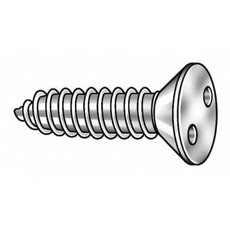 Tamper-Pruf Screws 122190 Tamper Resistant Screw, 1-1/4 In, Plain Finish, 18-8