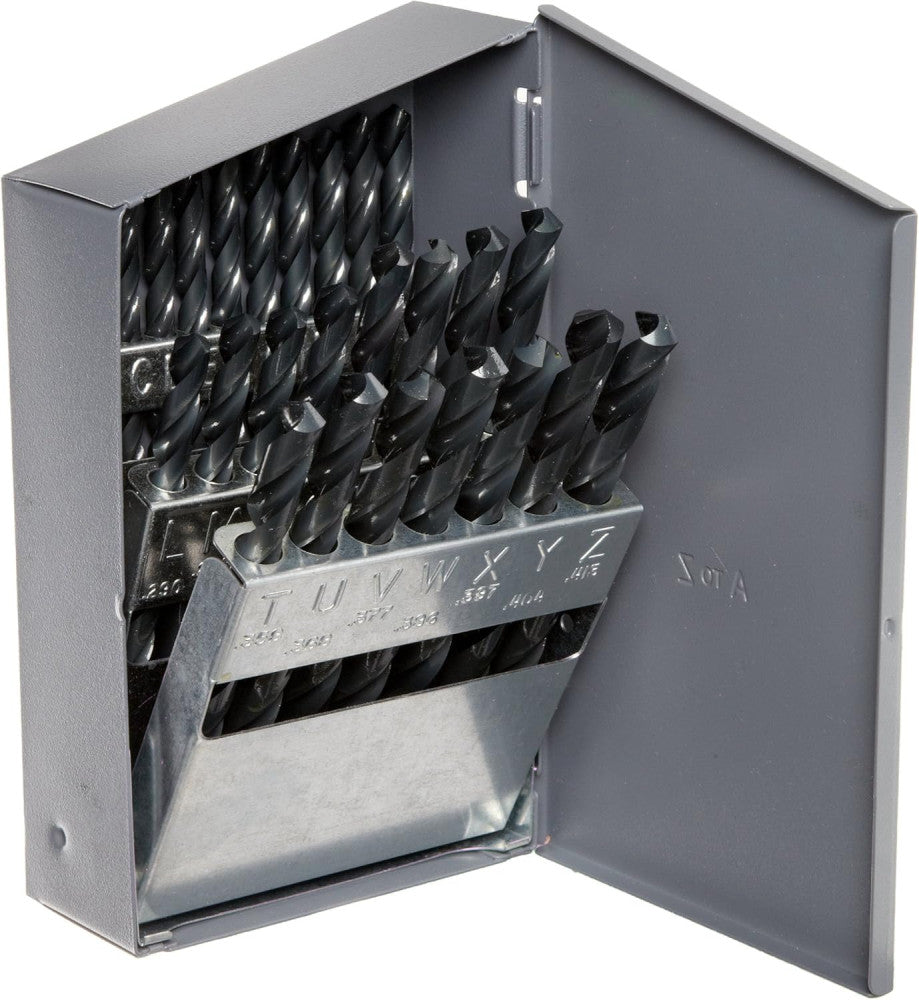 Chicago Latrobe 57718 150 Series High-Speed Steel Jobber Length Drill Bit Set wi