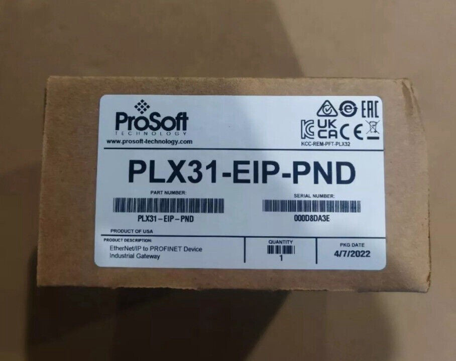 New with Unopened box Prosoft PLX31-EIP-PND Communications Module Free Shipping