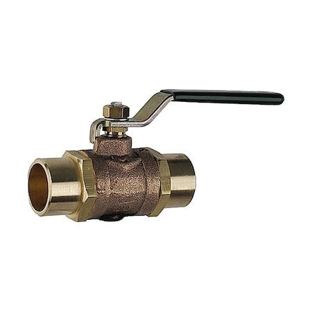Milwaukee Valve Bb2-350 1 1/4 Disc Valve,1 1/4 In Solder,Bronze