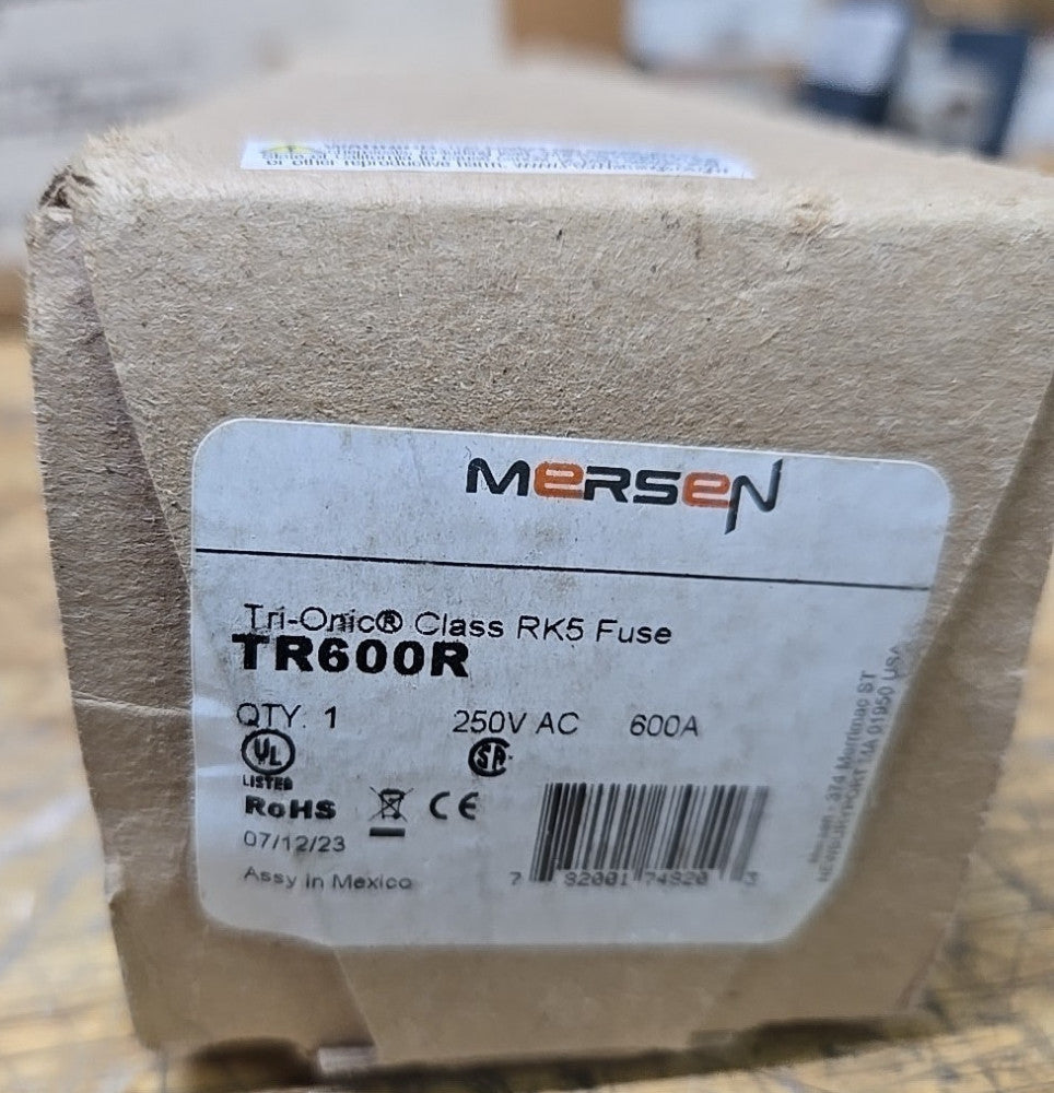 NIB Mersen TR600R - Current-Limiting Time-Delay Fuse 250Vac 160Vdc 600A