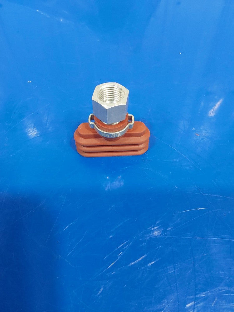 EMI, GSV-OBS-15X45 VACUUM PAD: 1294 OVAL BELLOW 15MM X 45MM SIL