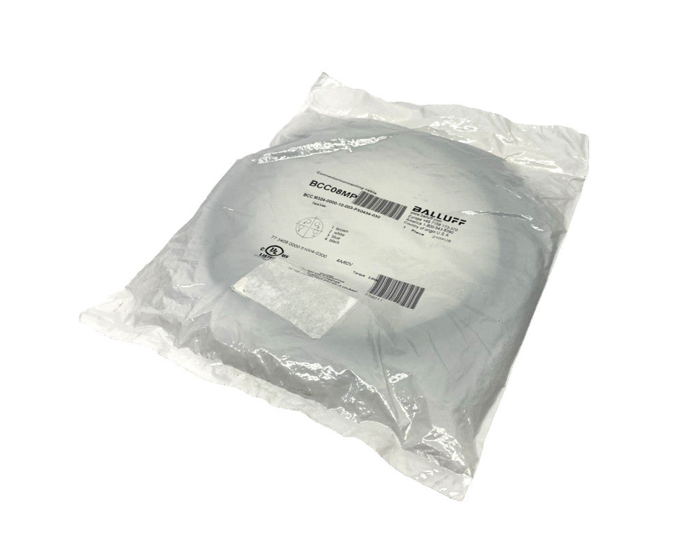 Balluff BCC08MP Cordset M8 4-Pin Female 3m BCC M324-0000-10-003-PX0434-030