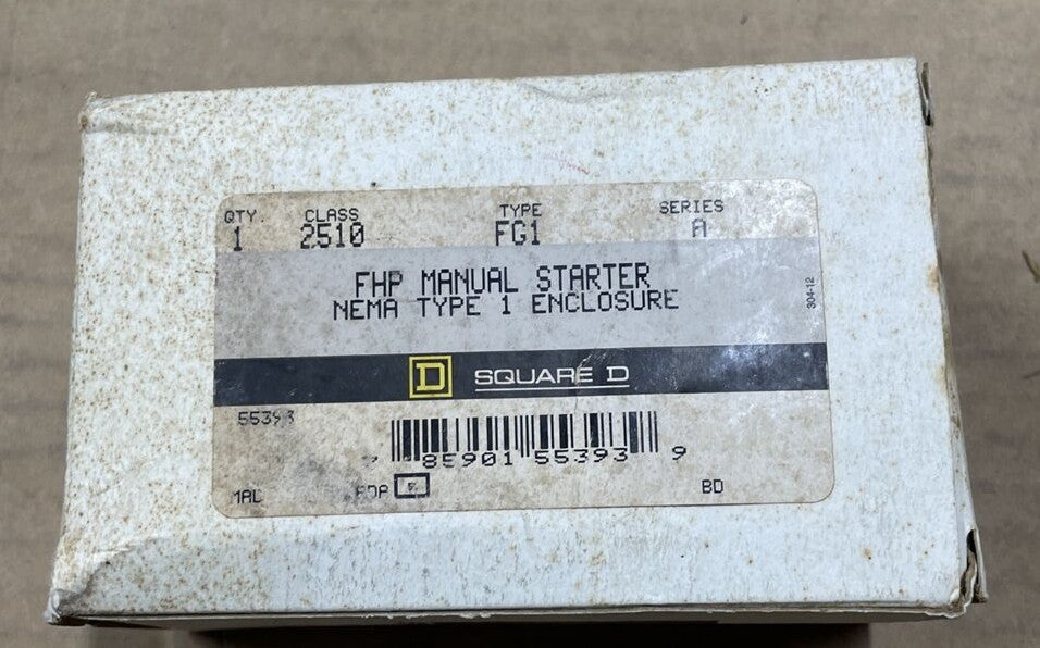 Square D 2510FG1 Series A FHP Manual Starter
