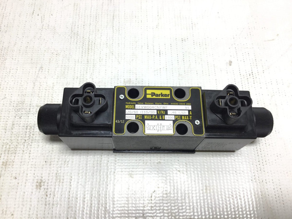 Parker D1VW004CNYWF Hydraulic Valve 110/120V 50/60Hz