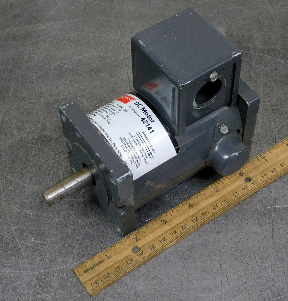 Dayton 4Z141 DC Magnet Motor 1/18HP 1800 RPM 90V .75A 1/2" DIA