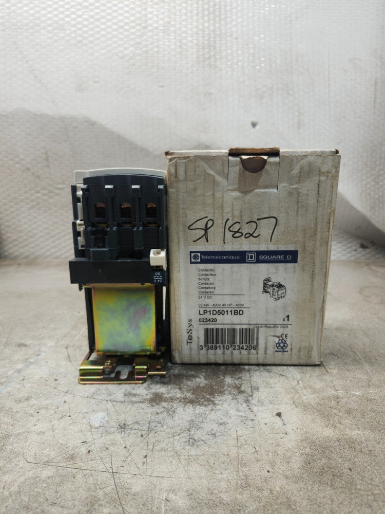 NEW IN BOX SQUARE D TELEMECANIQUE CONTACTOR LP1D5011BD