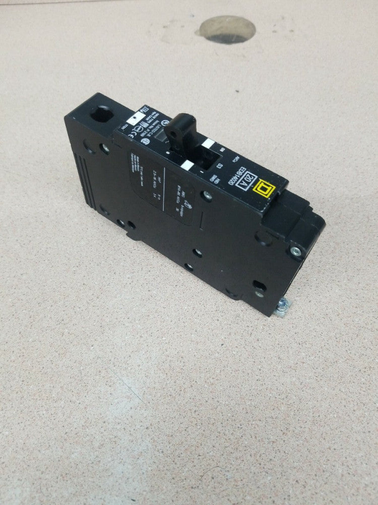 lot of 5 SQUARE D EDB EDB14020 1 POLE 20 AMP 277v CIRCUIT BREAKER