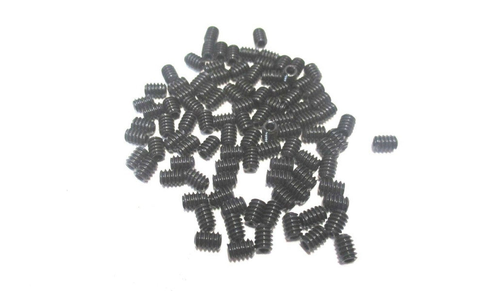 Brighton (101147) #6-32 UNC 3/16" OAL 1/16" Hex Cup Point Set Screw - Lot of 100