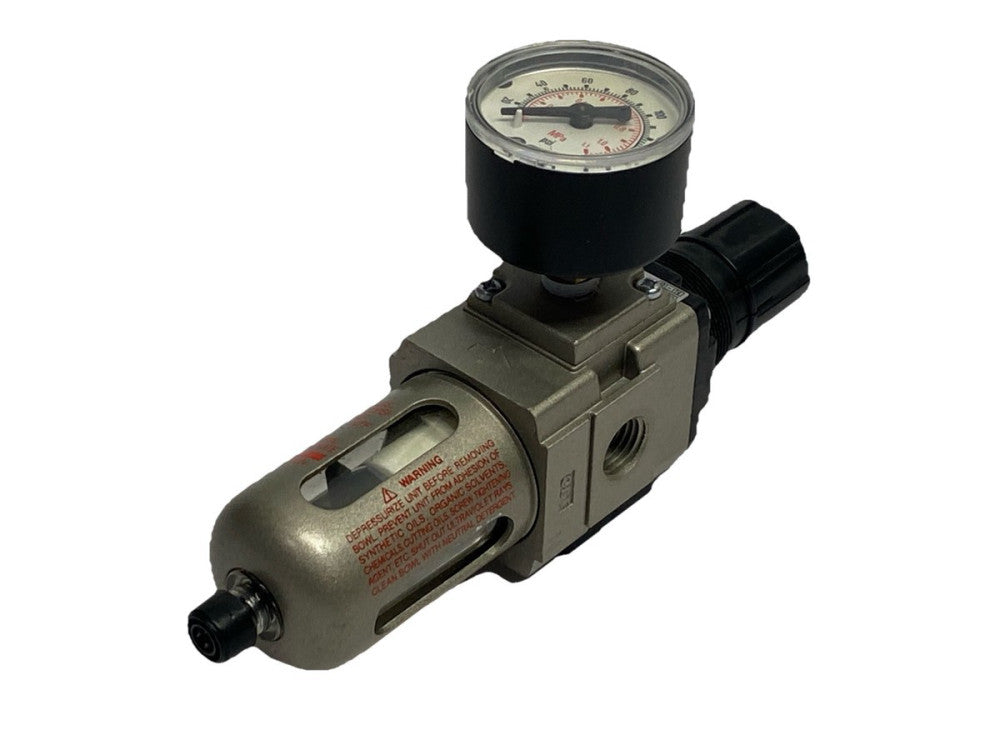 SMC AW20K-N02-CZ Pneumatic Modular Regulator Mist Separator w/ Gauge 1/4" NPT