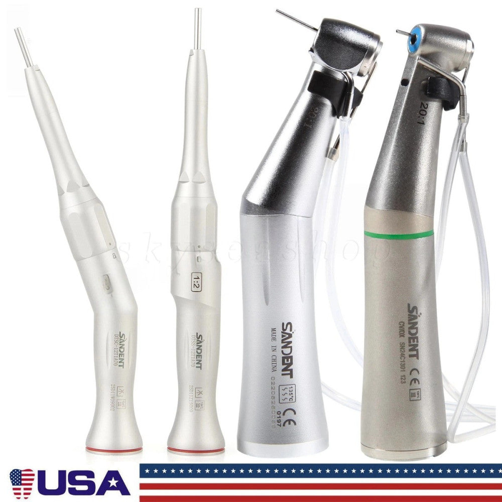 Dental 1:2 Surgical Handpiece / 20:1 Implant Contra Angle Push button NSK Style