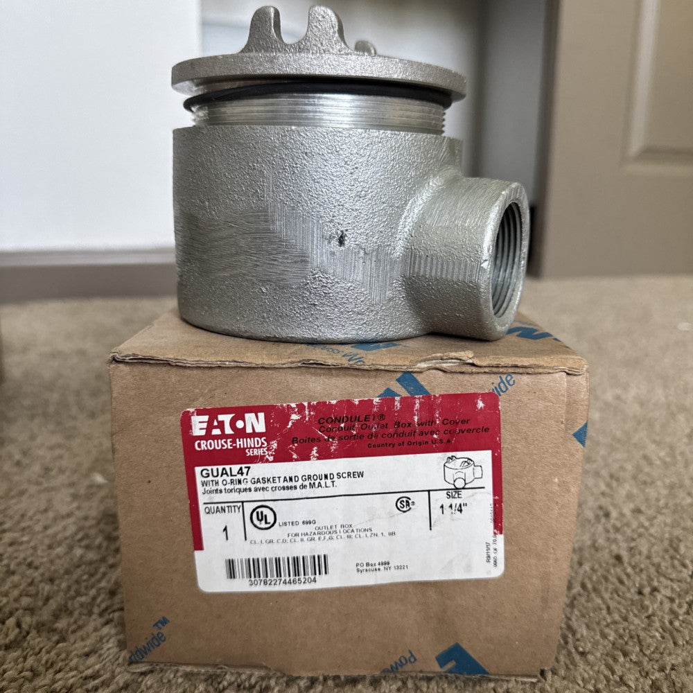 Eaton Crouse- Hinds O-ring & Gasket And Ground Screw GUAL47  1&1/4