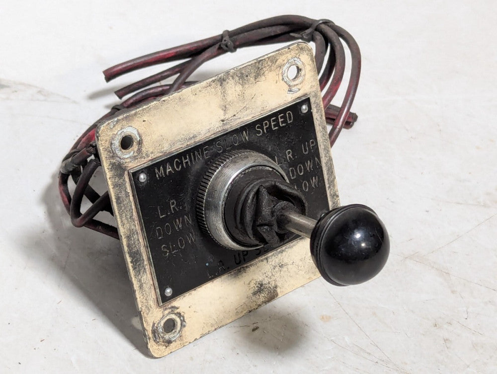 Vintage Machine Speed Switch Controller with Joystick
