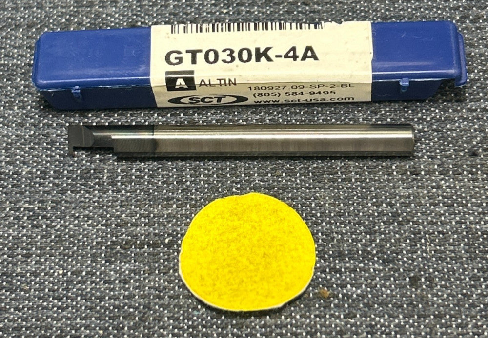 SCT GROOVING TOOL GT030K-4A  3/16" SHANK   2" OAL