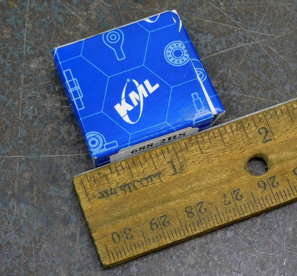 KML 688-2RS Deep Groove Ball Bearing Lot of Eight (8)