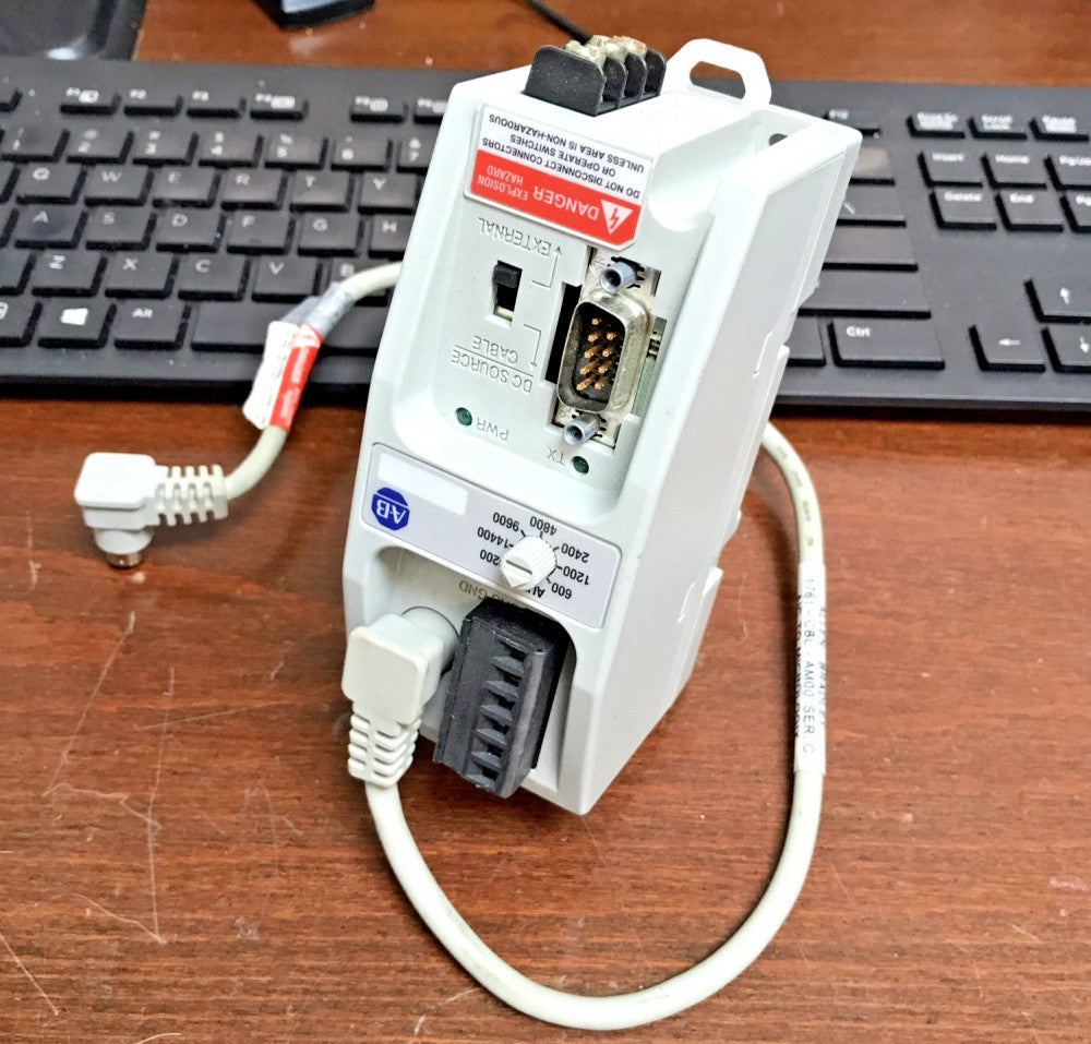 Allen Bradley 1761-NET-AIC Advanced Interface Converter with 1761-CLB-AM00 Cable