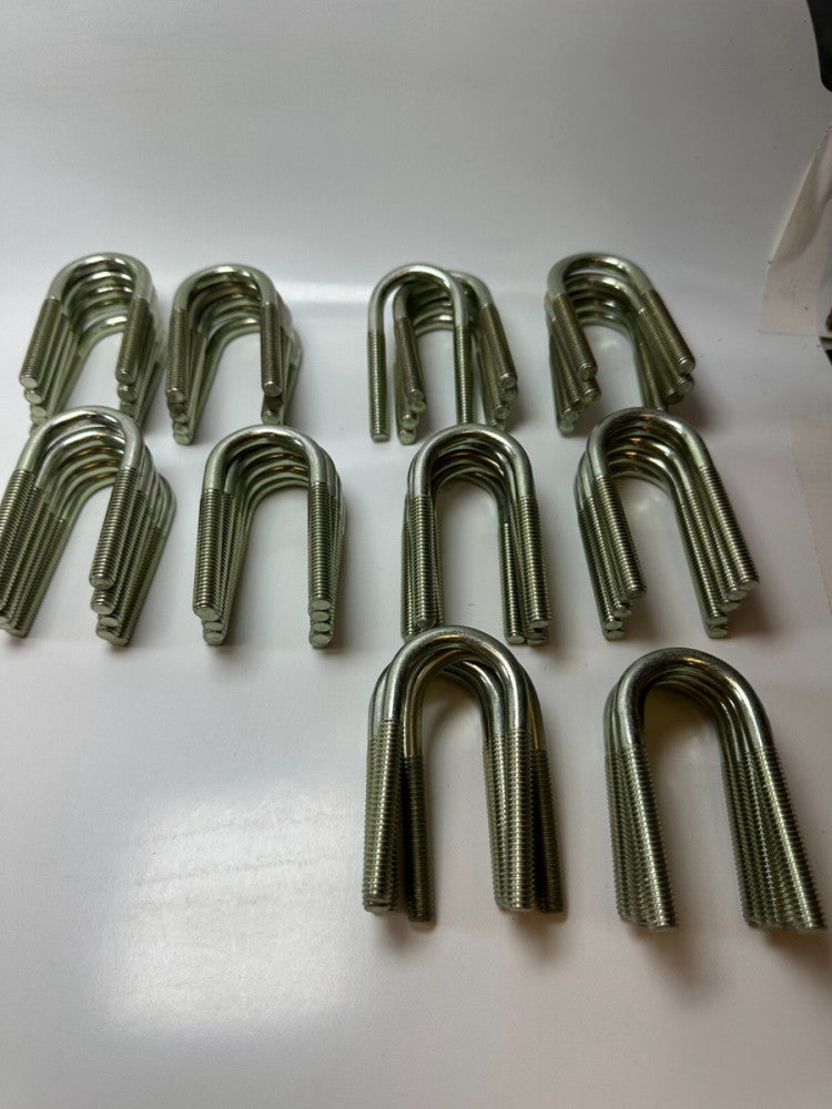 U-Bolts for 3/4" Pipe 5/16 18thrd No Nuts 3" OAL (Box of 50) New Fast Ship