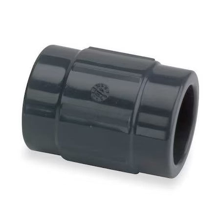 Zoro Select 9829-020 Cpvc Coupling, Schedule 80, 2" Pipe Size, Socket X Socket