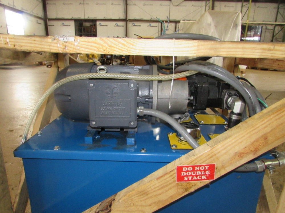 APPLIED INDUSTRIAL 5 HP , HYDRAULIC POWER UNIT, 3ph/230-460V/1750, 1000 psi, NEW