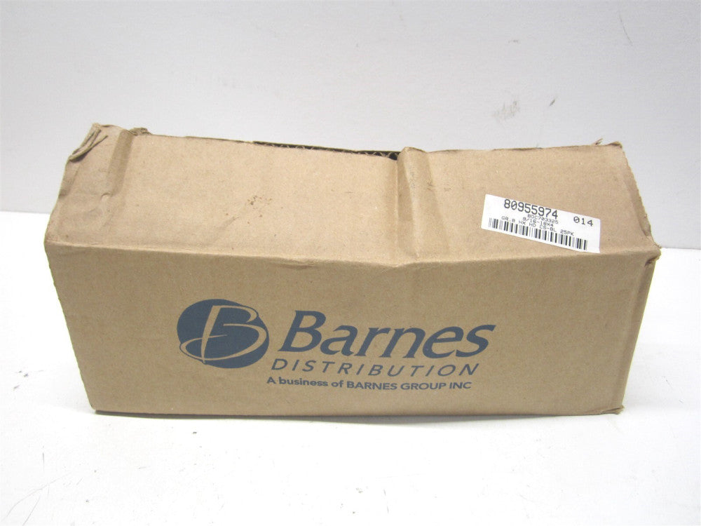 Barnes 9/16-18 4" Grade 8 Steel Hex Head Cap Screws - Pack of 25