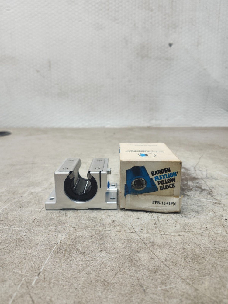 NEW IN BOX BARDEN FLEXLIGN PILLOW BLOCK FPB-12-OPN