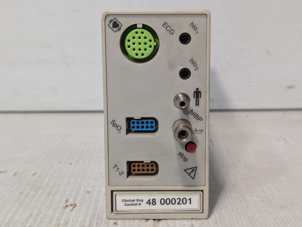Spacelabs 90496 Multi Parameter Module ECG SpO2 T1-2 