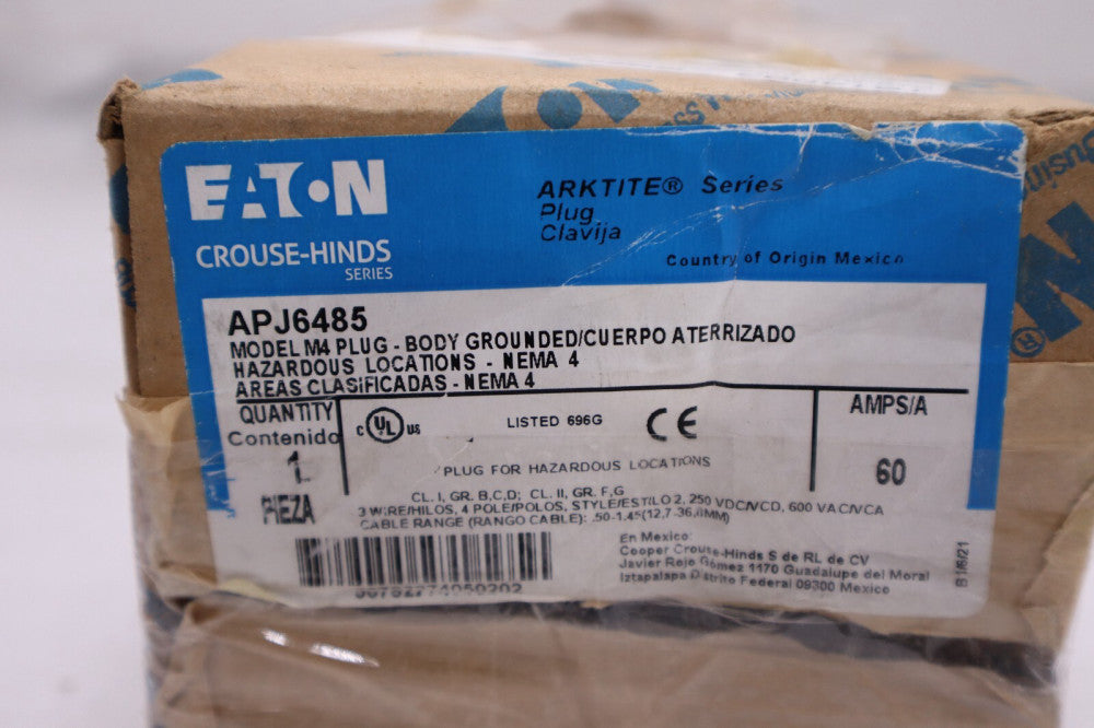 NEW EATON CROUSE HINDS APJ6485 Model M4 60 AMP Nema 4 Hazardous STK H309