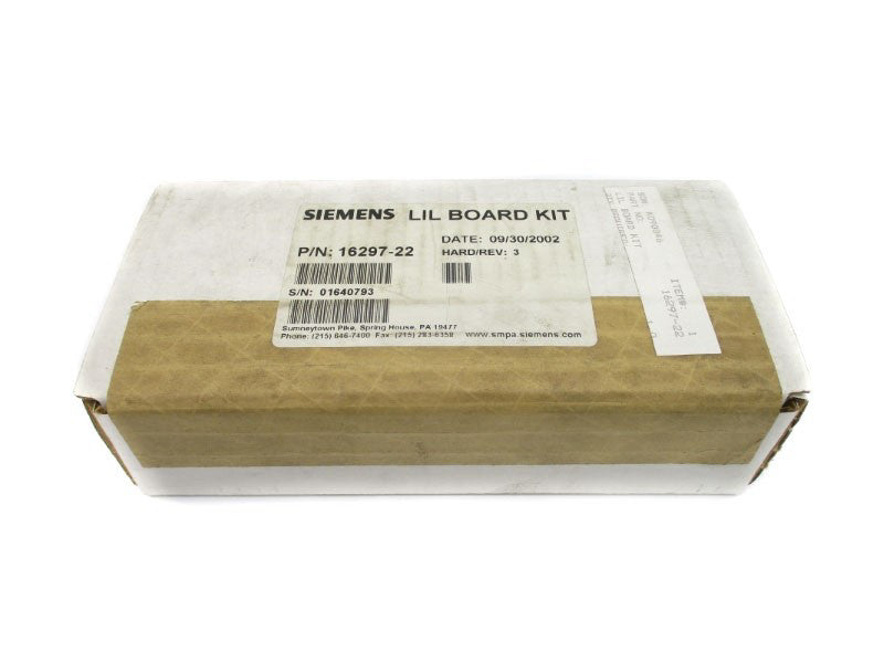 SIEMENS 16297-22 REV. 3 NSFS