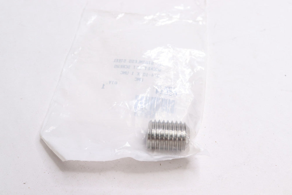 (2-Pk) Fastenal Hex Drive Cup Point Socket Set Screw 3/4"-10 x 1" 0177731