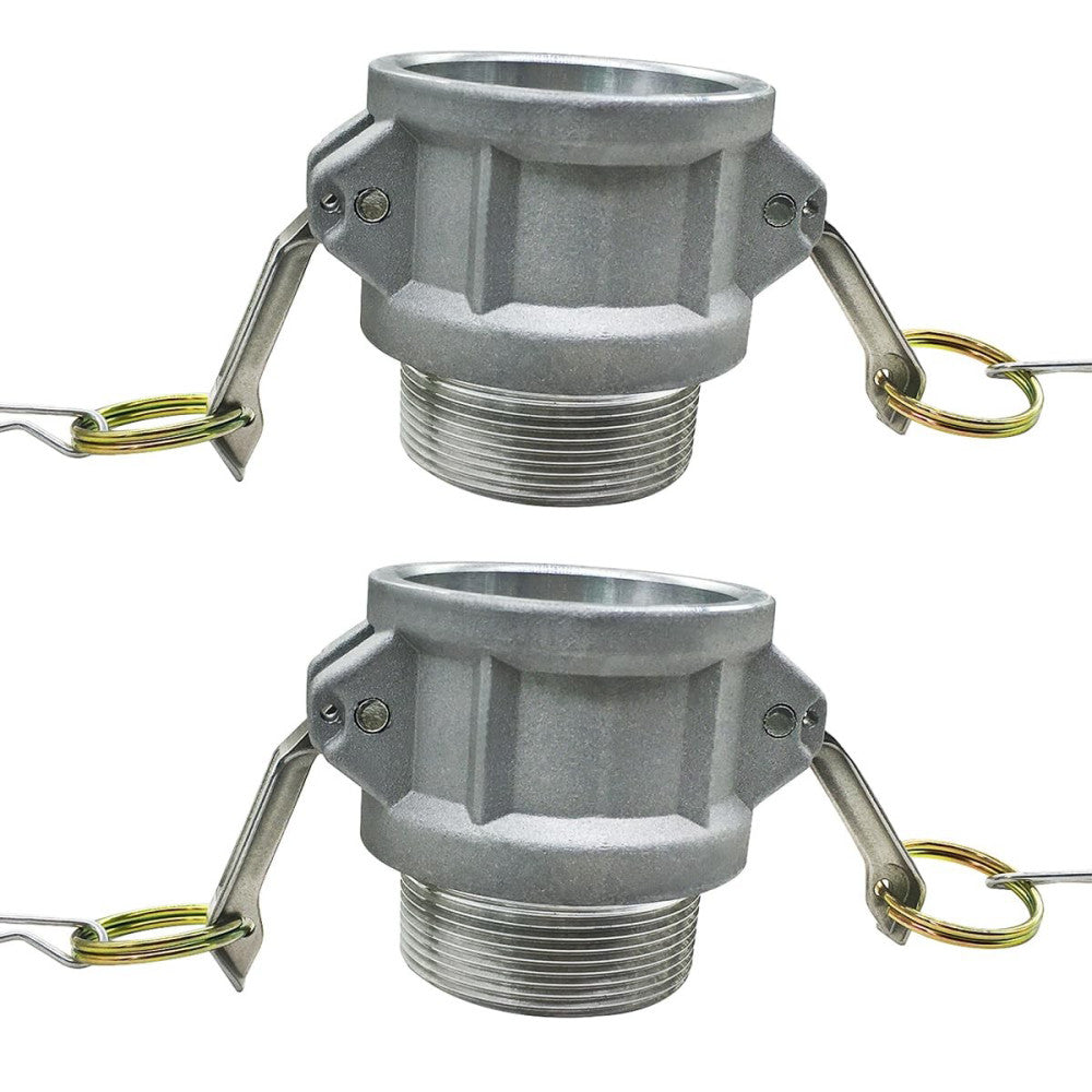 Aluminum Cam Lock Fittings Part B Cam and Groove Hose Fitting 2" Female Coupl...