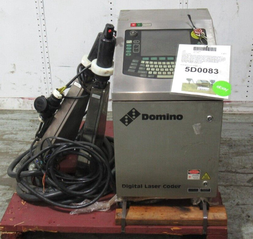 Domino Amjet Model DDC2 Two Head Laser Engraver/Coder