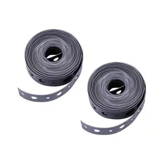 3/4 in. x 25 ft 28-Gauge Galvanized Pipe Hanger Strap 2-Pack Heavy Duty
