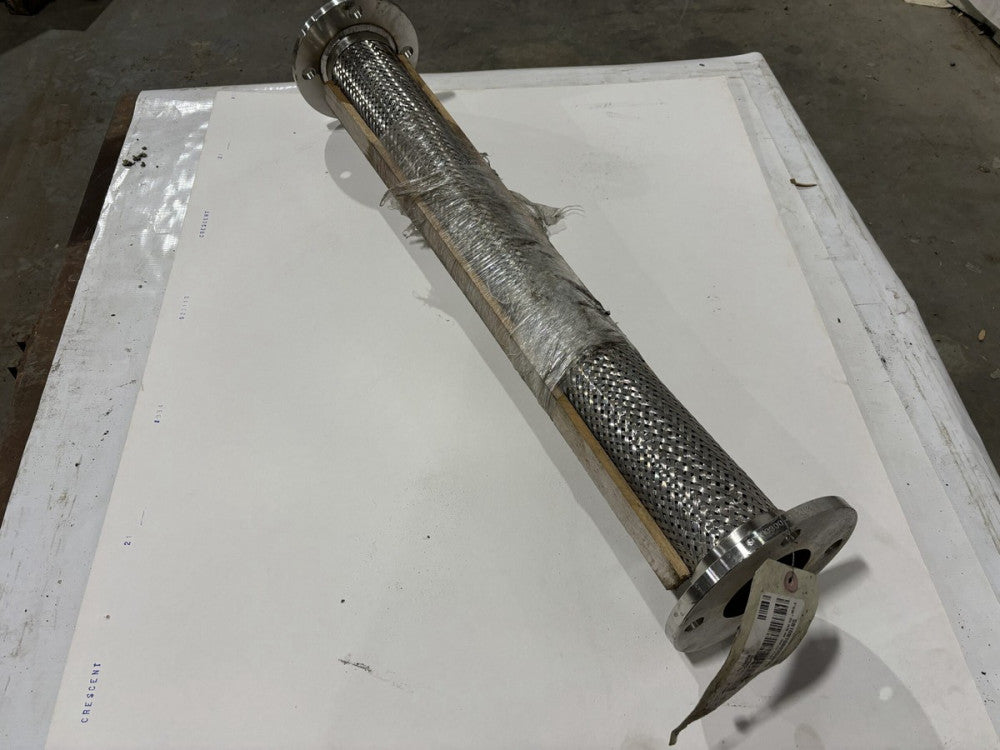 SPFH0300-4L A182 3"x 36" Stainless Steel Braided Flex  Hose Pipe 304/304 SST