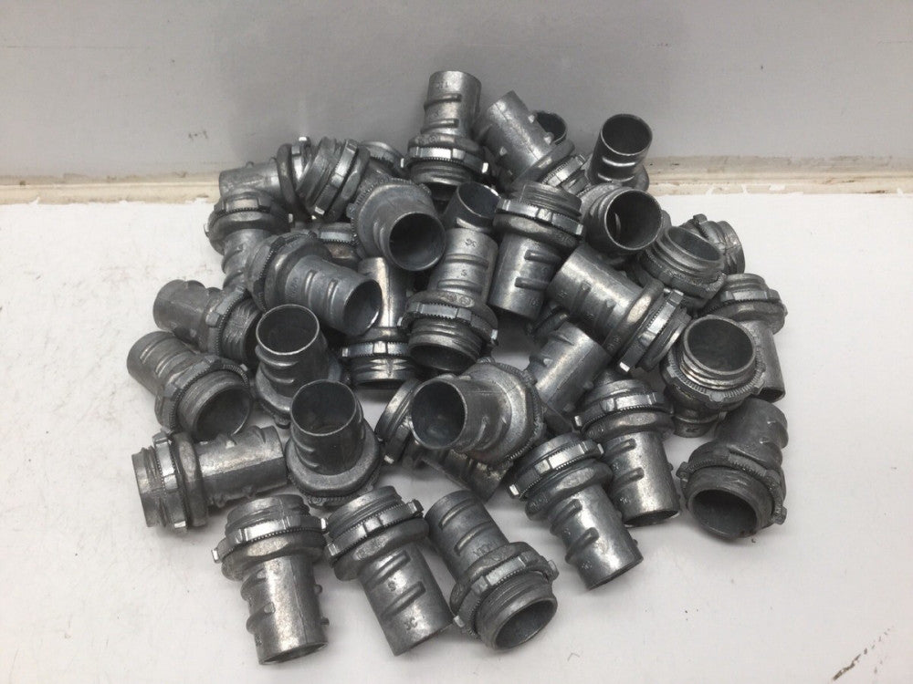 Cooper Crouse-Hinds 771DC Flex Connector Screw-In 1/2 Conduit Fitting (Lot of 40