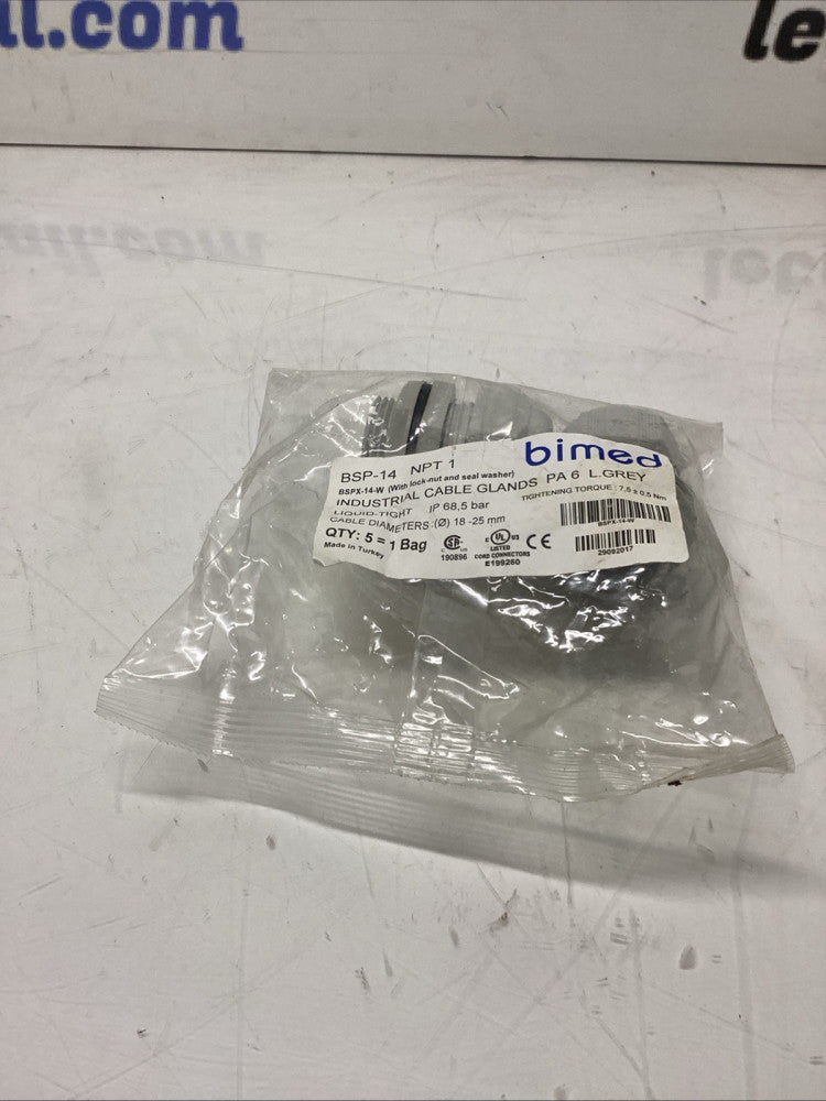 Bimed Industrial Cable Glands 2pcs BSP-14 R-146