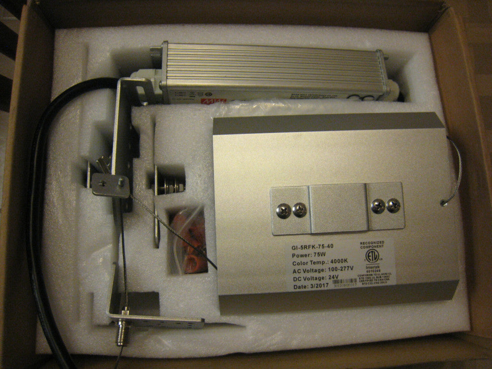 GO GREEN LED GI-5RFK-75-40 75W LED Retrofit Kit  4000K 100-277V DLC PREMIUM