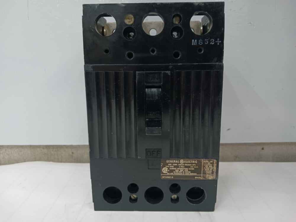 GENERAL ELECTRIC 225 AMP CIRCUIT BREAKER 3 POLE 240 VAC THQD32225 #1
