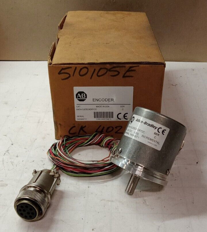NEW ALLEN BRADLEY OPTICAL INCREMENTAL ENCODER 8-24 VDC 5000 845H-SJEB24DRY2C