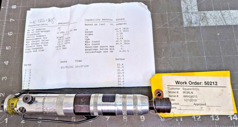 IR Lever Start Reversible Screwdriver, Nutrunner Pneumatic REBUILT [Z1S6 #5