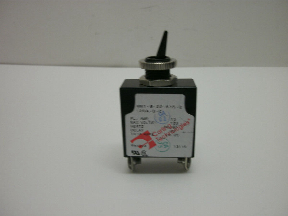 CARLING MM1-B-22-615-2-2BA-B-C MINIATURE CIRCUIT BREAKER 15 AMP 125 VOLTS NNB