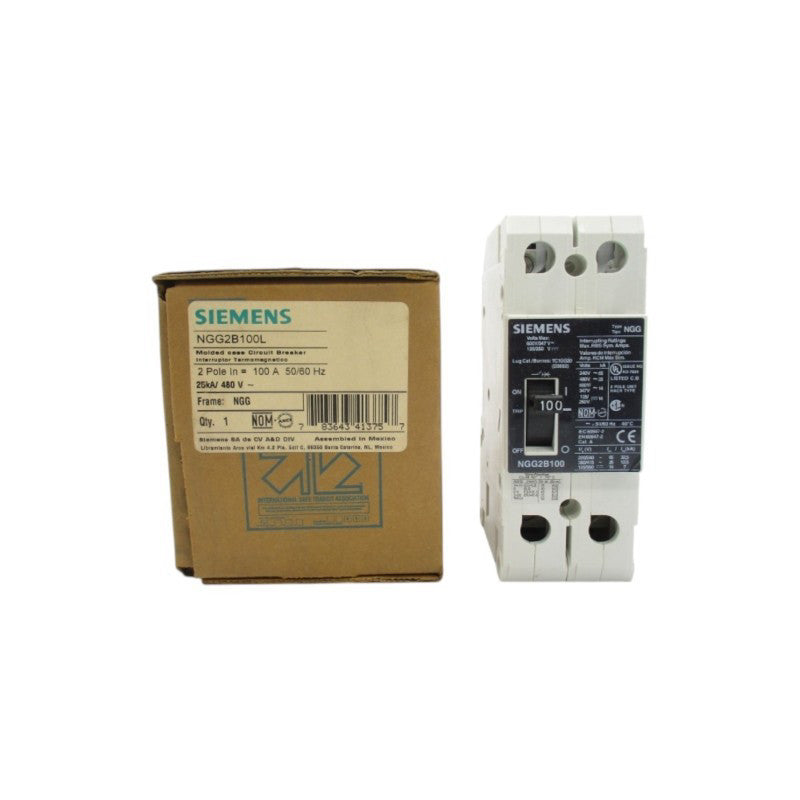 SIEMENS NGG2B100L 480V 100A NSMP