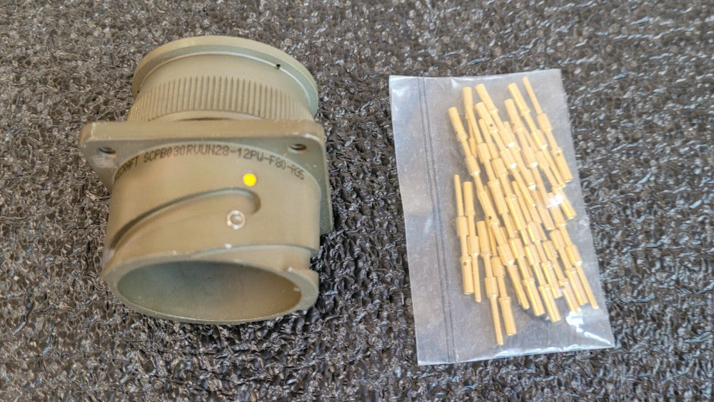 Spacecraft Components SCPB030RVUN28-12PW-F80-A95 Circular Connector 26 Pin